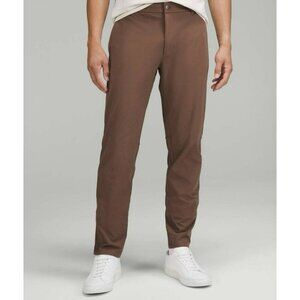 Lululemon Commission Classic-Fit Pant Warpstreme Dark Mocha 38x33 EUC